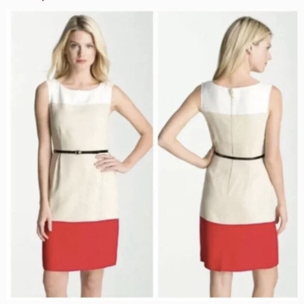 Kate Spade Brodie Colorblock Linen Dress 0